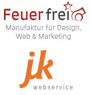 Logo Agentur juk webservice / Feuerfrei